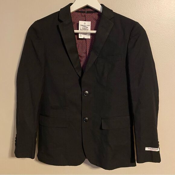 Isaac Mizrahi Blazer Sports Jacket Black Formal Wedding Neutral Staple - Picture 8 of 8